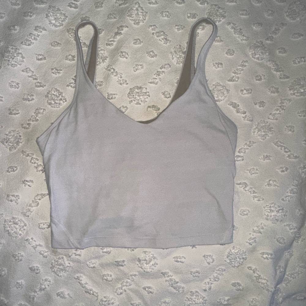 EUC White Align Tank Size 6